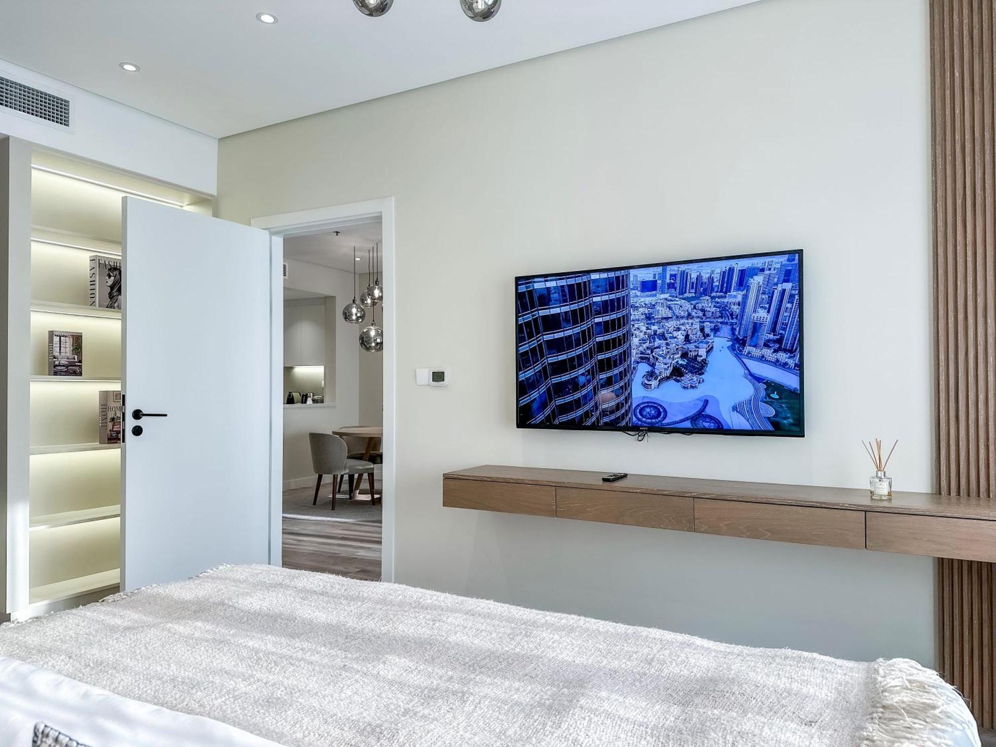 Relaxing 1 Bedroom Apartment At 5 Star Resort Dubaj Kültér fotó