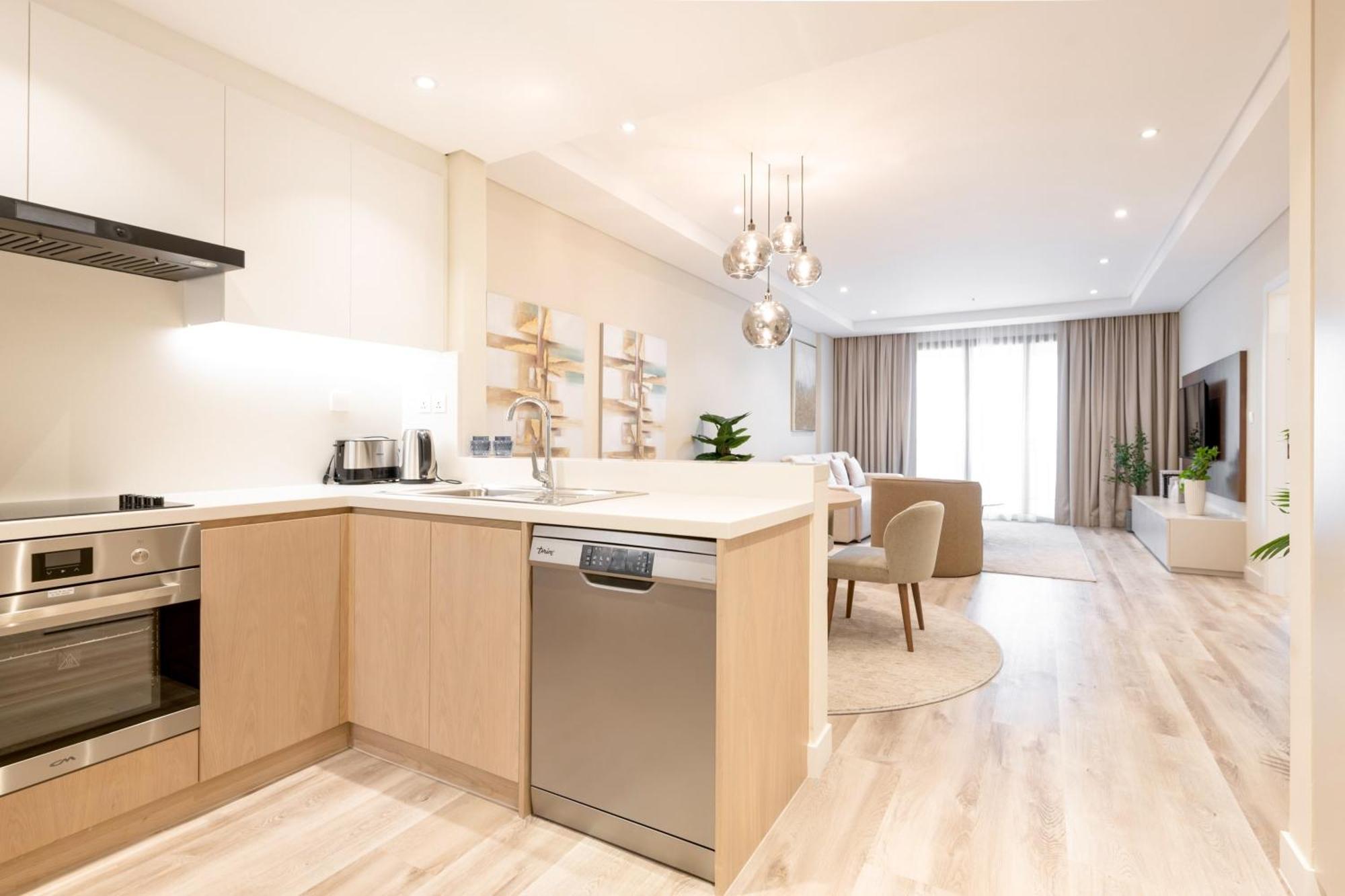 Relaxing 1 Bedroom Apartment At 5 Star Resort Dubaj Kültér fotó