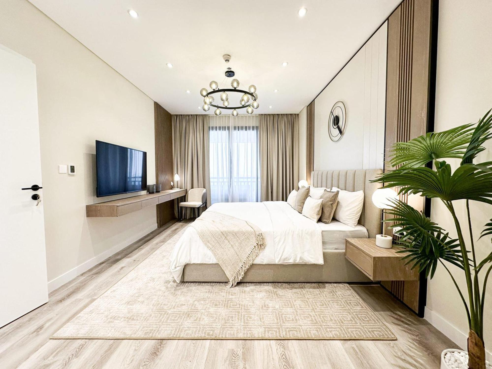 Relaxing 1 Bedroom Apartment At 5 Star Resort Dubaj Kültér fotó