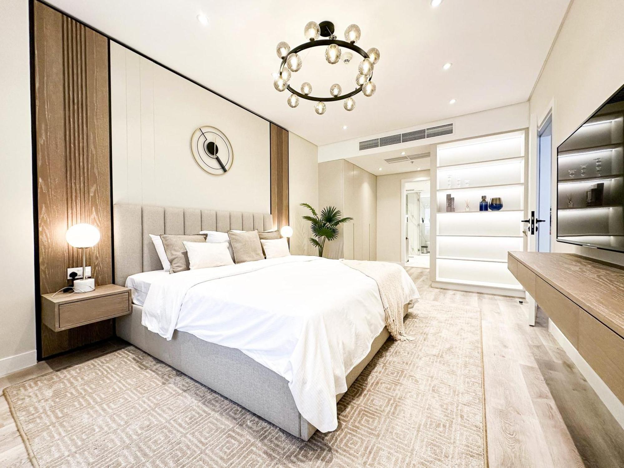 Relaxing 1 Bedroom Apartment At 5 Star Resort Dubaj Kültér fotó