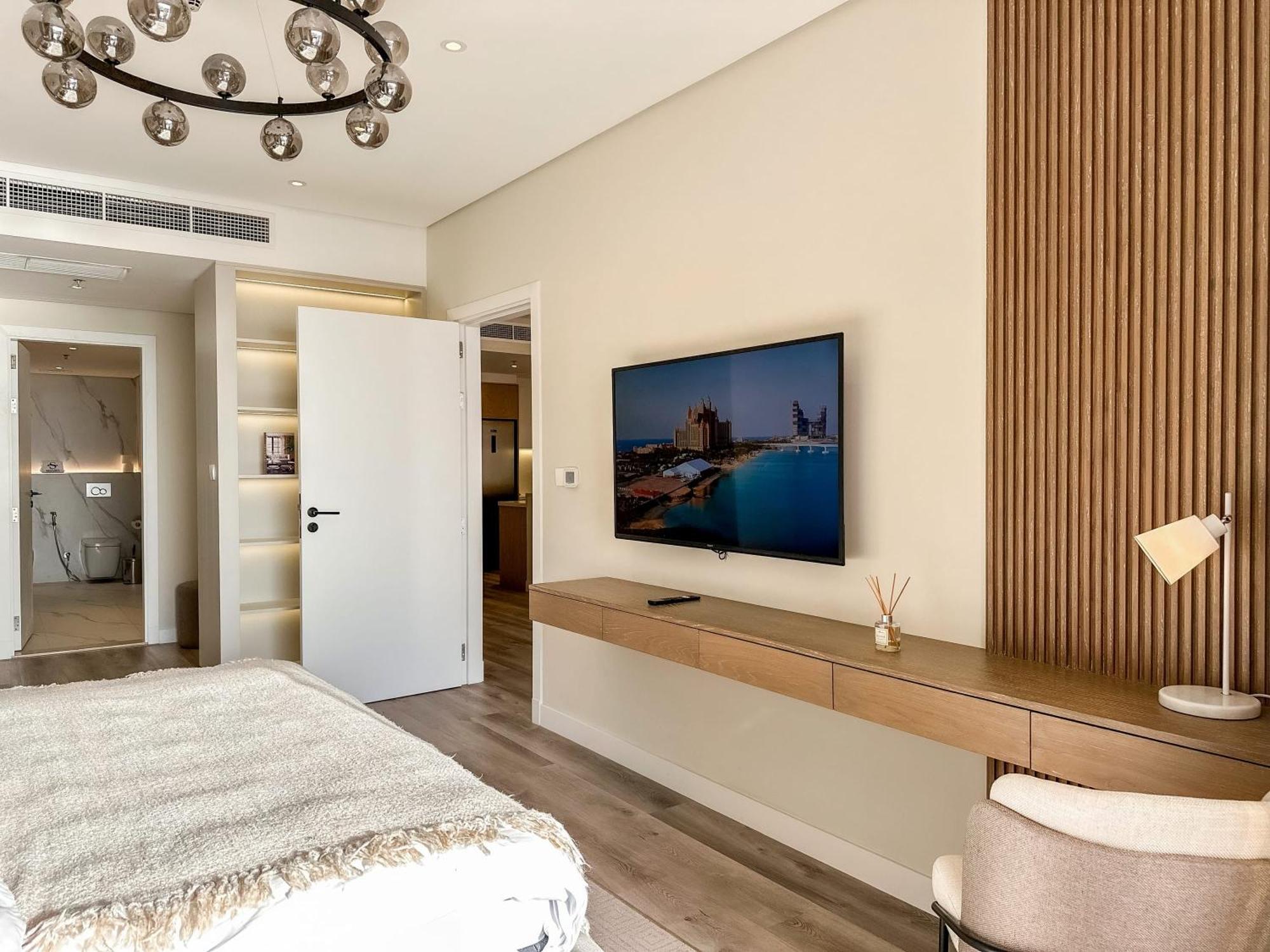 Relaxing 1 Bedroom Apartment At 5 Star Resort Dubaj Kültér fotó