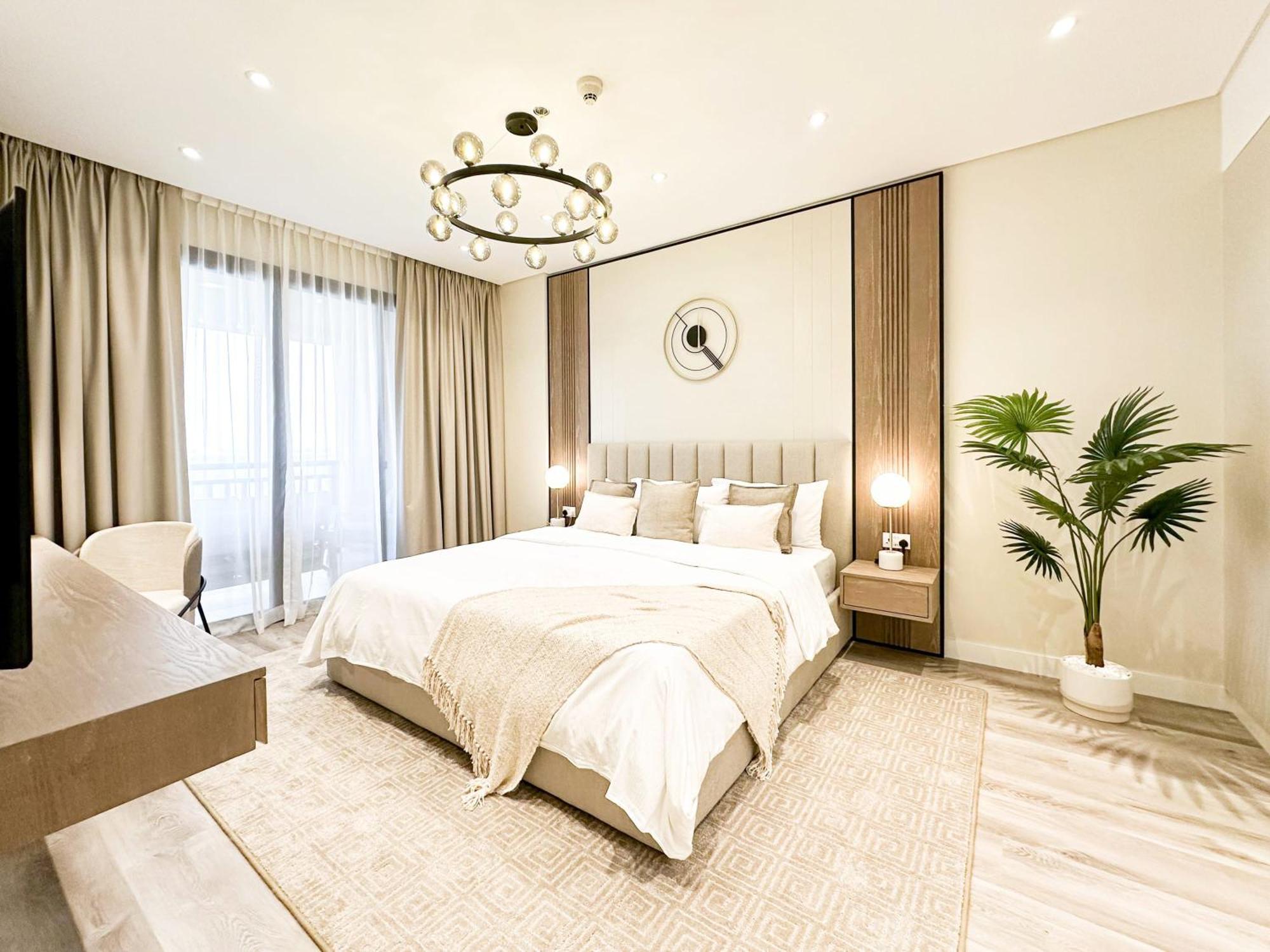 Relaxing 1 Bedroom Apartment At 5 Star Resort Dubaj Kültér fotó